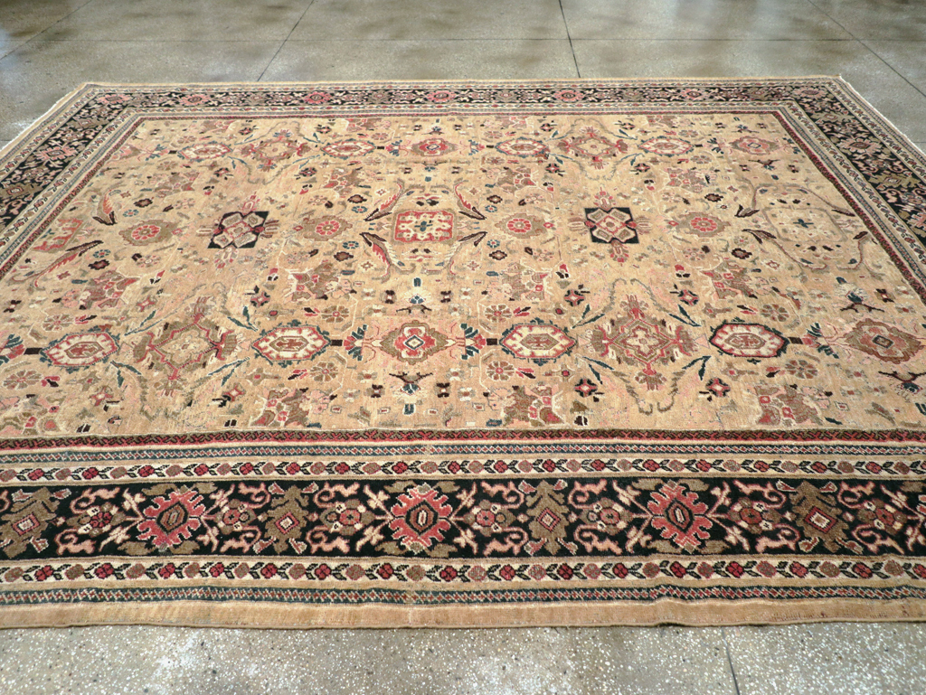 Antique Persian Mahal Room Size Carpet, No.25058 - Gss