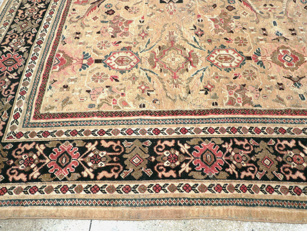 Antique Persian Mahal Room Size Carpet, No.25058 - Gss