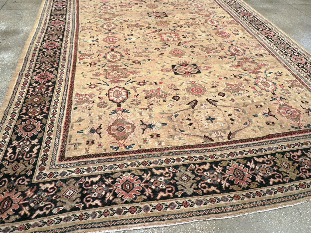 Antique Persian Mahal Room Size Carpet, No.25058 - Gss