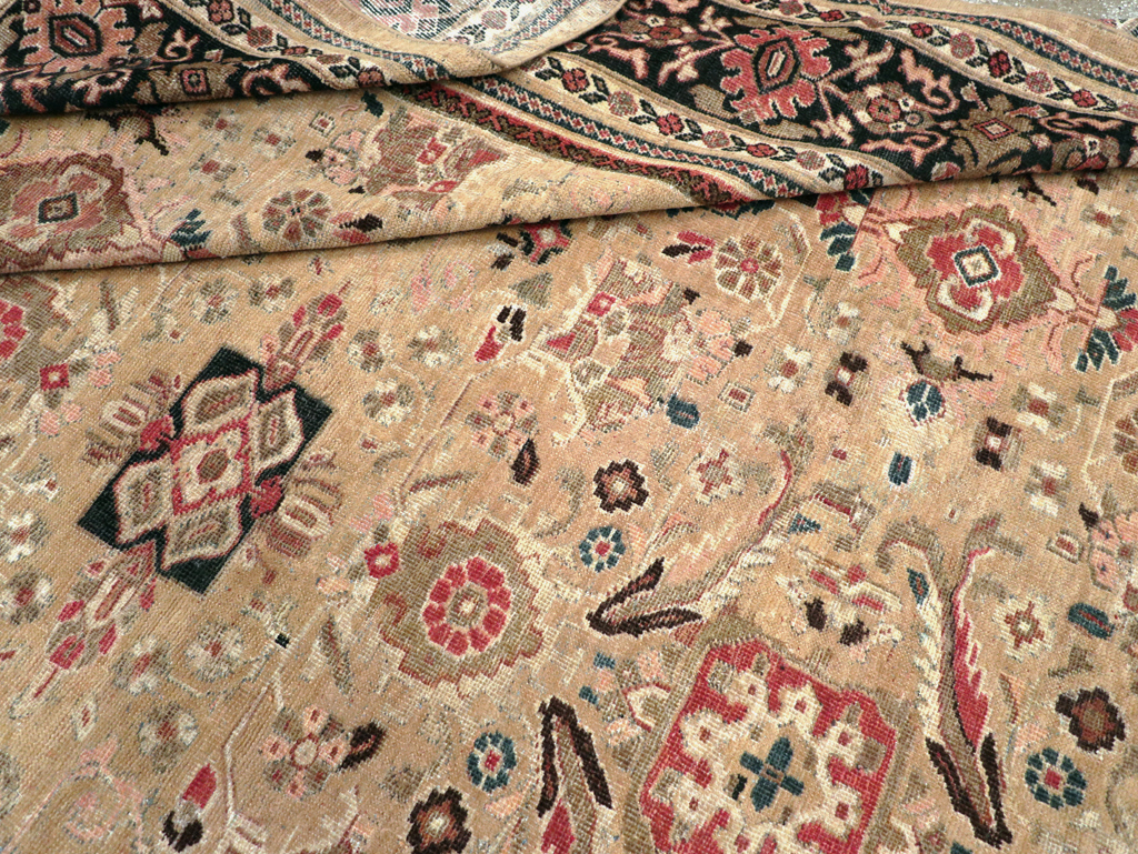 Antique Persian Mahal Room Size Carpet, No.25058 - Gss