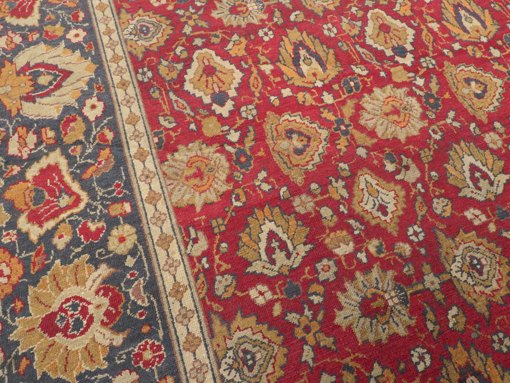 Antique Indian Lahore Carpet, No.25075 - Gss