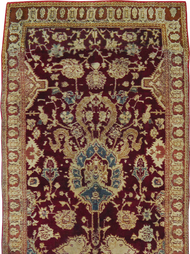 Antique Indian Agra Runner, No.25076 - Gss
