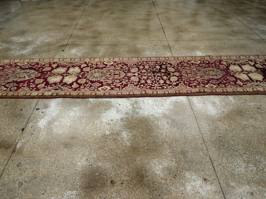 Antique Indian Agra Runner, No.25076 - Gss