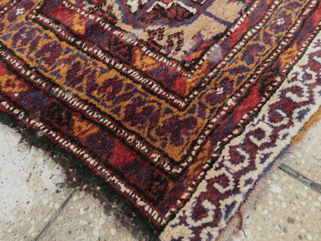 Vintage Persian Baluch Saddlebag (Khorjin), No.25077 - Gss