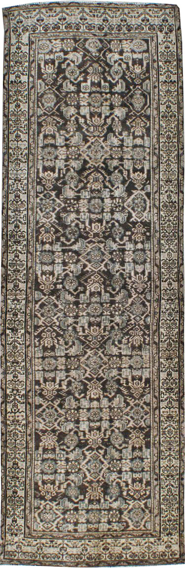 Vintage Persian Malayer Runner, No.25080 - Gss