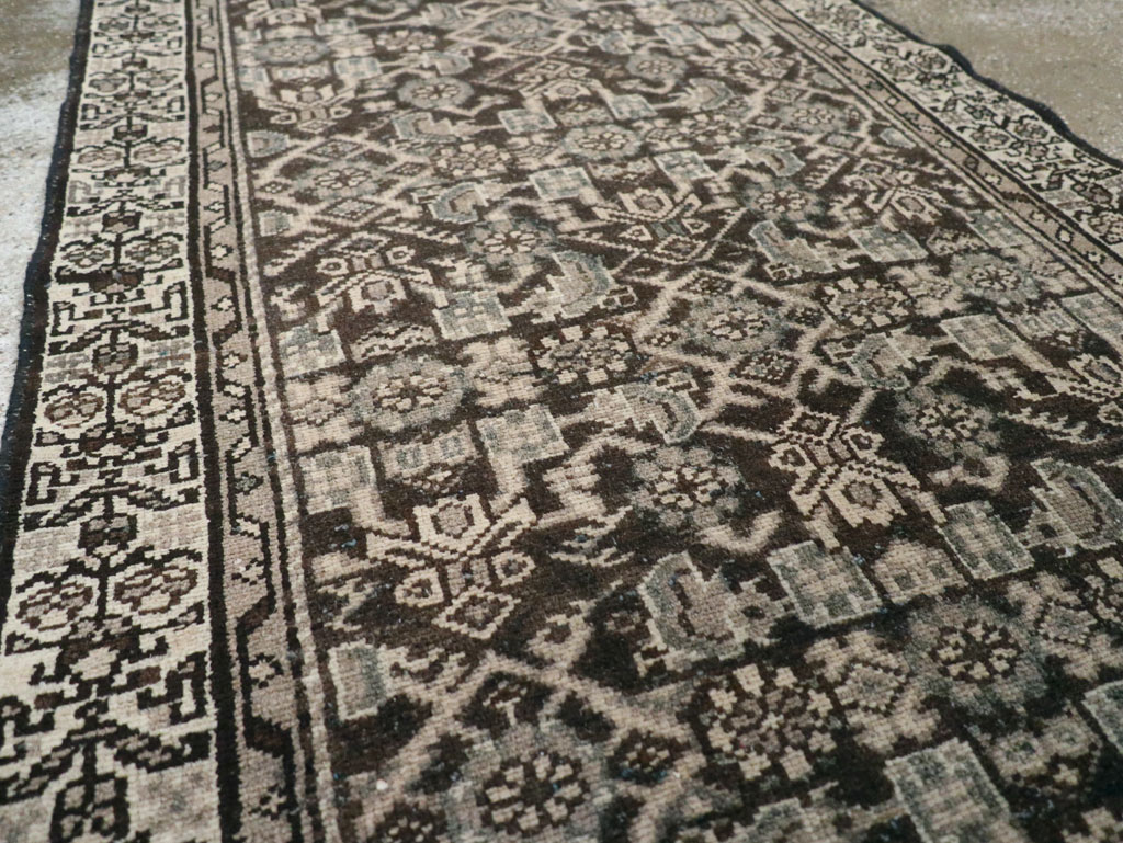 Vintage Persian Malayer Runner, No.25080 - Gss