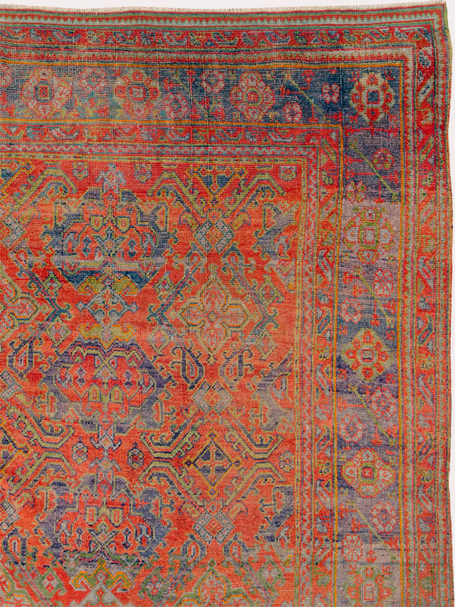 Antique Turkish Oushak Carpet, No.25099 - Gss