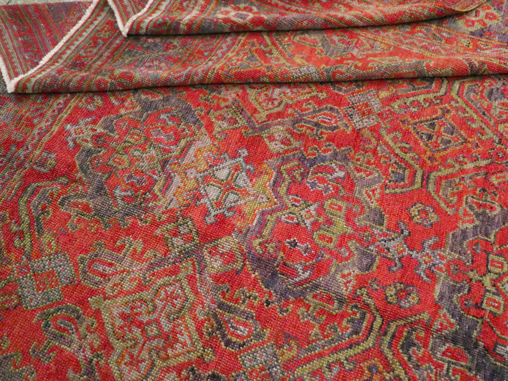 Antique Turkish Oushak Carpet, No.25099 - Gss