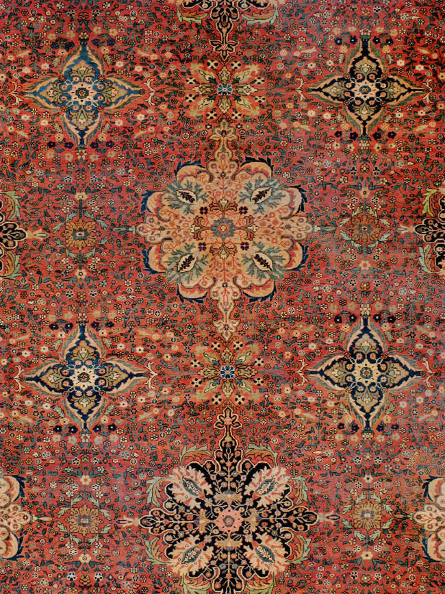Antique Persian Sarouk Fereghan Oversize Carpet, No.25100 - Gss
