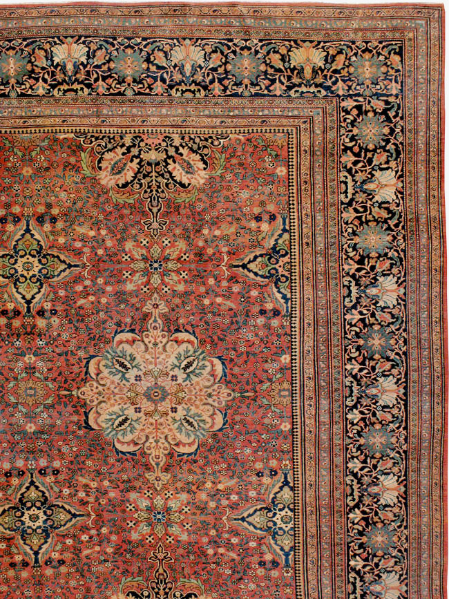 Antique Persian Sarouk Fereghan Oversize Carpet, No.25100 - Gss
