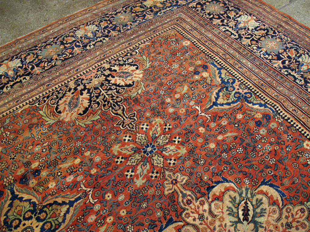 Antique Persian Sarouk Fereghan Oversize Carpet, No.25100 - Gss