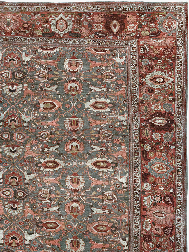 Antique Persian Bidjar Oversize Carpet, No.25101 - Gss