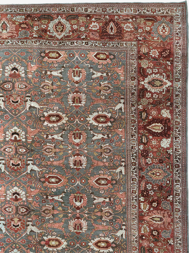 Antique Persian Bidjar Oversize Carpet, No.25101 - Gss