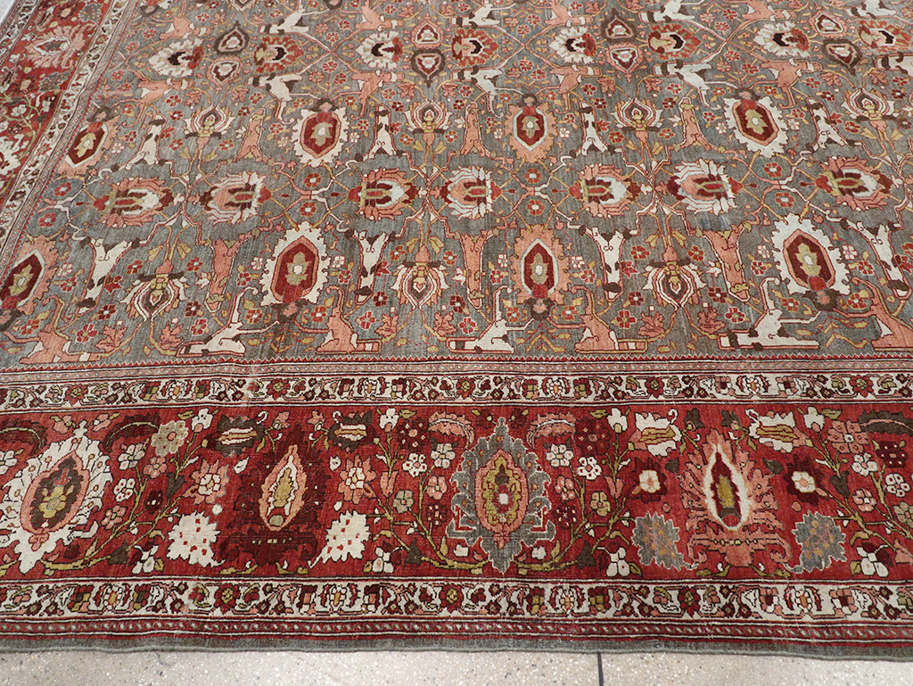 Antique Persian Bidjar Oversize Carpet, No.25101 - Gss