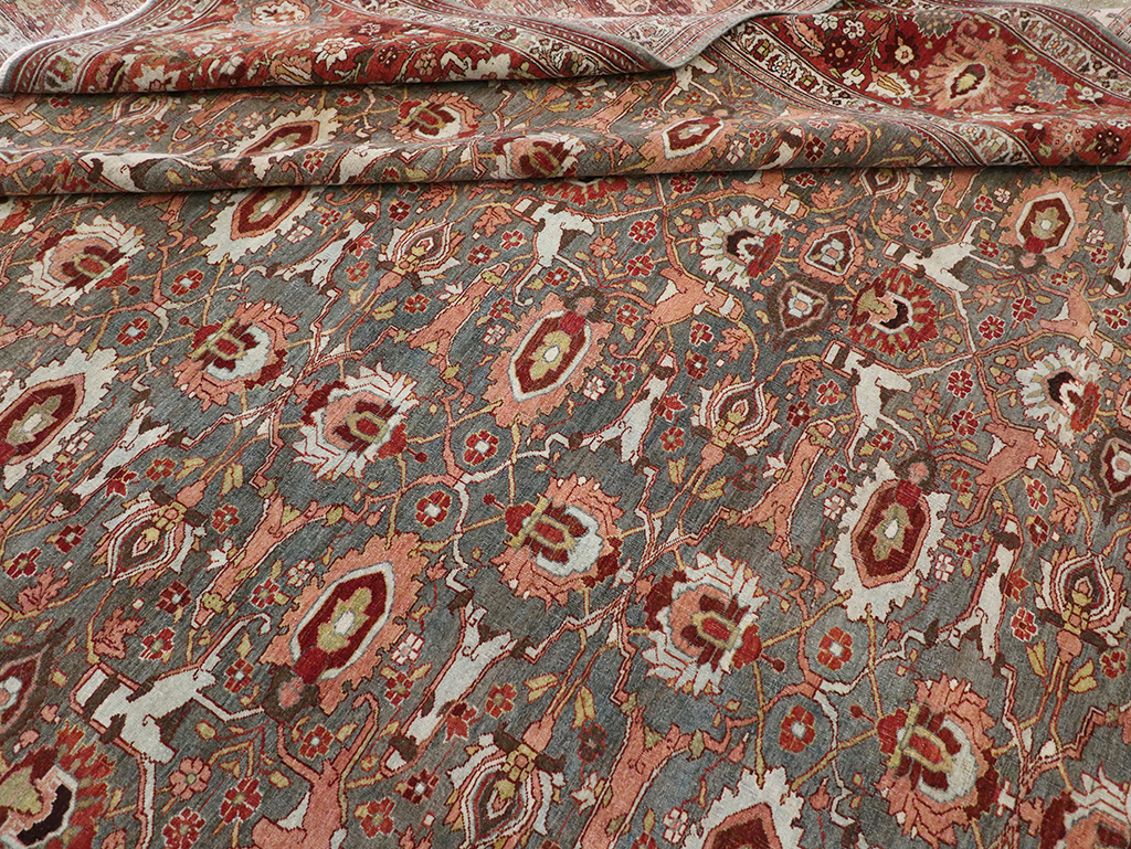Antique Persian Bidjar Oversize Carpet, No.25101 - Gss