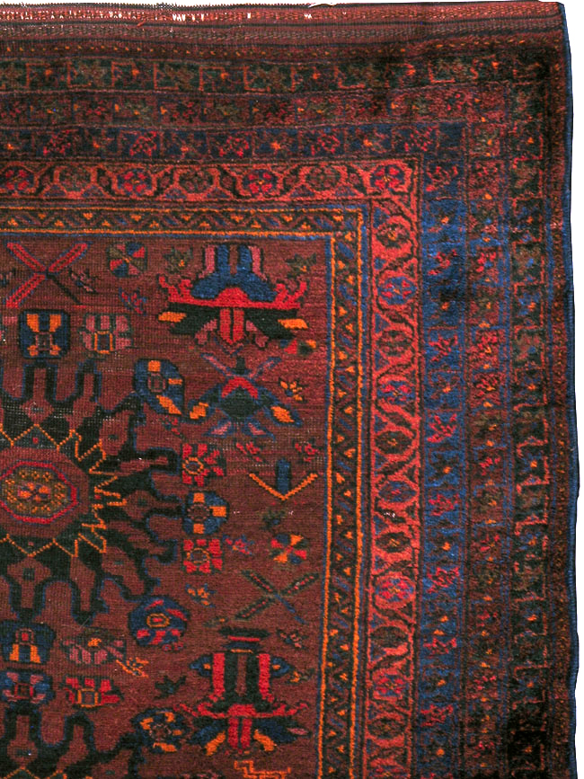 Vintage Persian Baluch Rug, No.25108 - Gss