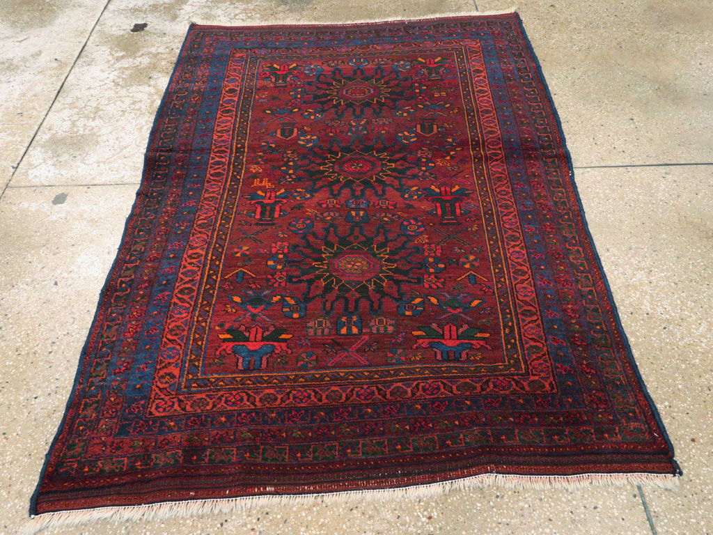 Vintage Persian Baluch Rug, No.25108 - Gss