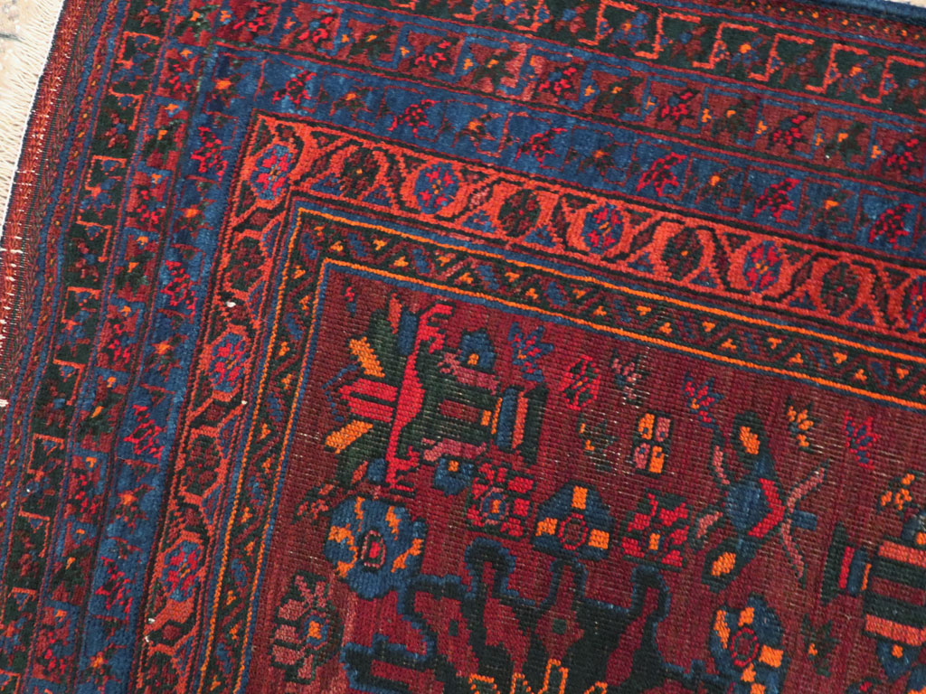 Vintage Persian Baluch Rug, No.25108 - Gss