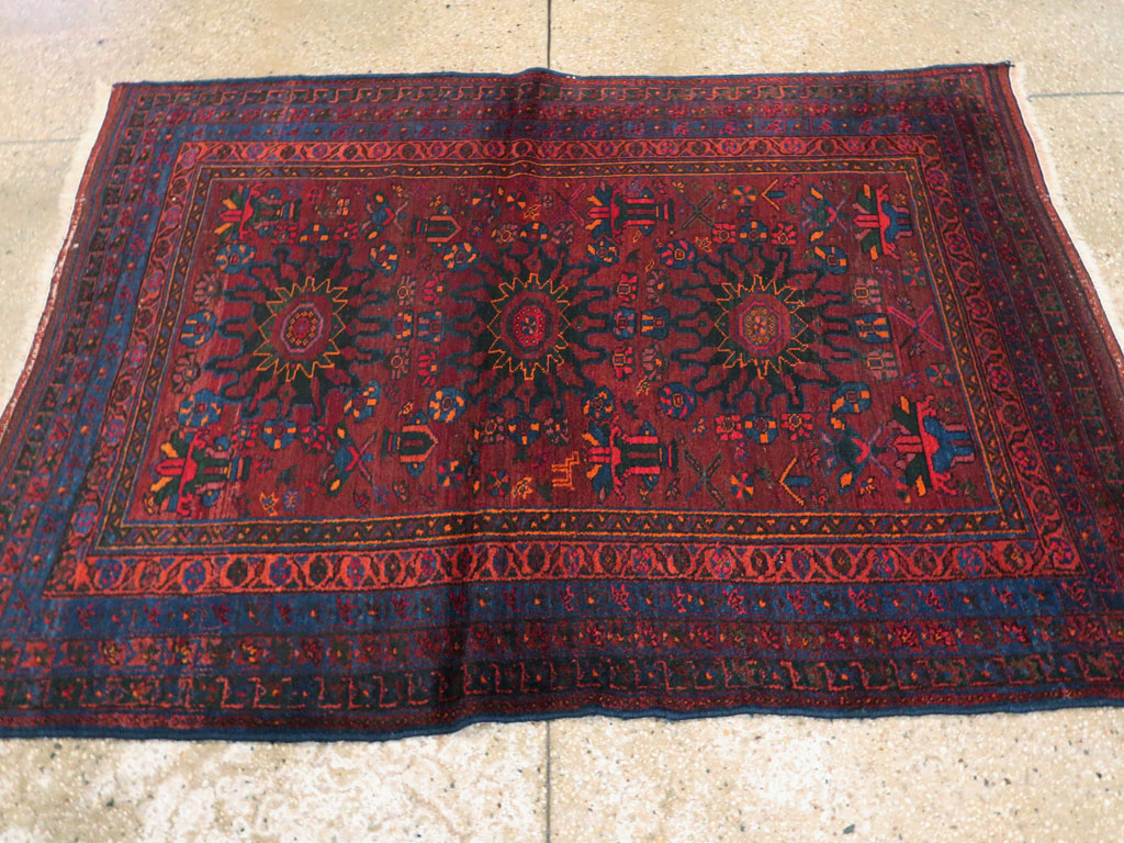 Vintage Persian Baluch Rug, No.25108 - Gss