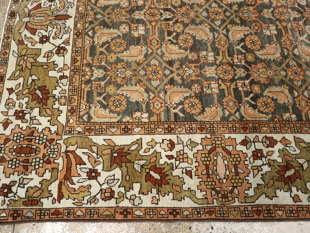 Vintage Persian Malayer Gallery Carpet, No.25115 - Gss