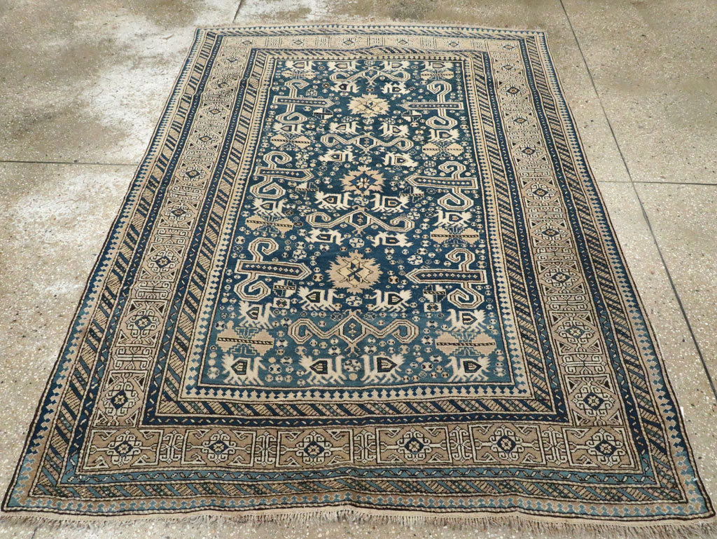 Antique Caucasian Perpedil Rug, No.25117 - Gss