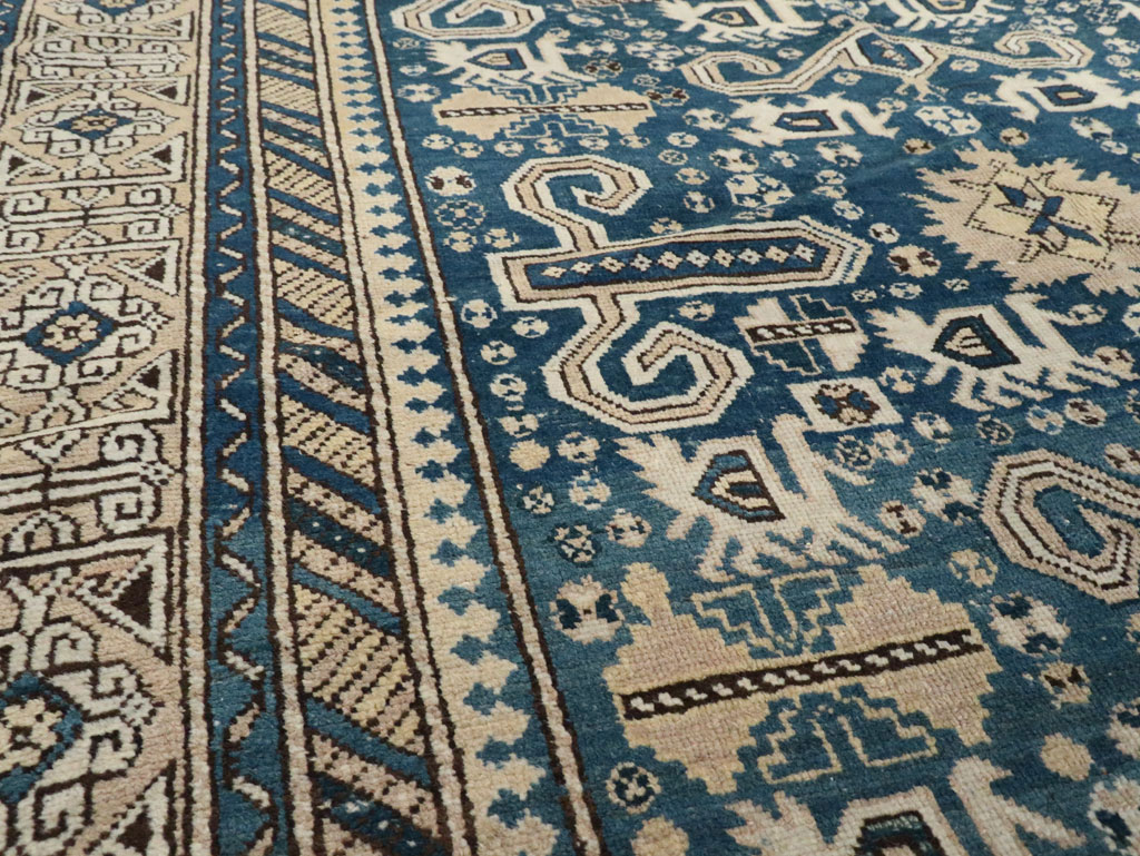 Antique Caucasian Perpedil Rug, No.25117 - Gss