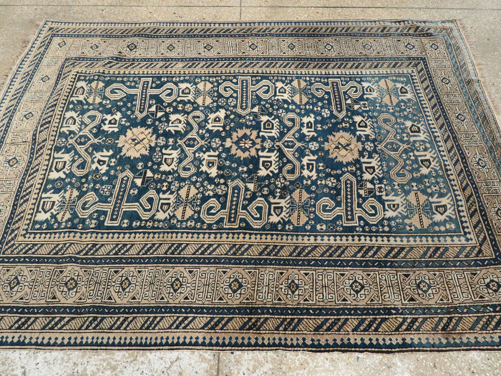 Antique Caucasian Perpedil Rug, No.25117 - Gss