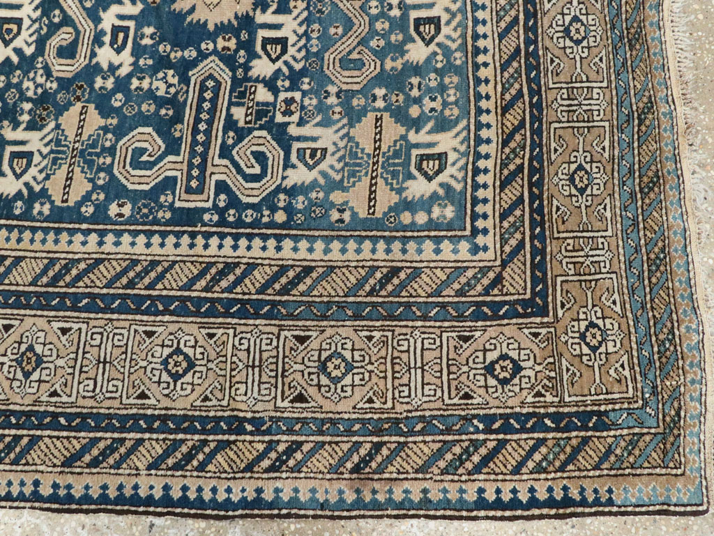 Antique Caucasian Perpedil Rug, No.25117 - Gss