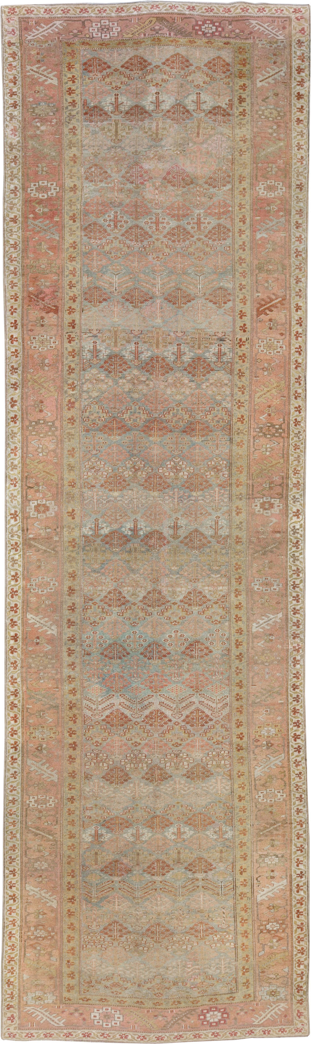 Antique Persian Malayer Wide Gallery Runner, No.25118 - Gss