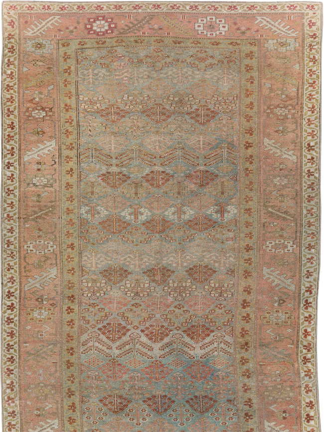 Antique Persian Malayer Wide Gallery Runner, No.25118 - Gss