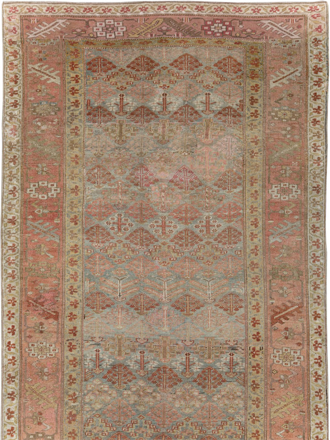 Antique Persian Malayer Wide Gallery Runner, No.25118 - Gss