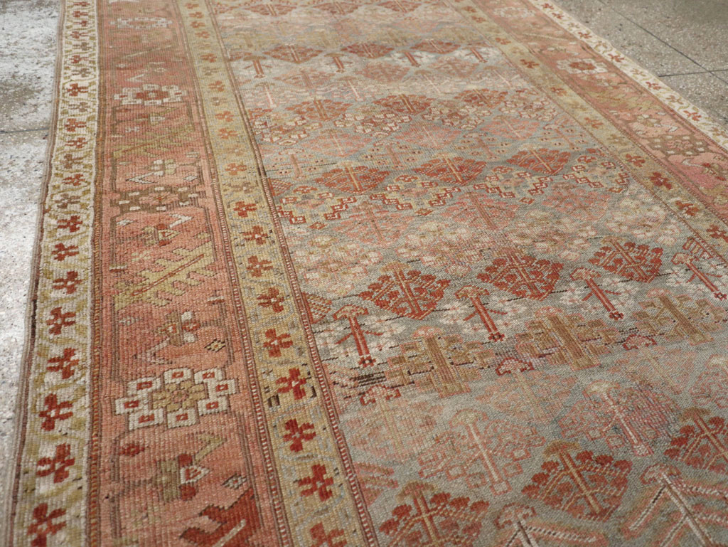 Antique Persian Malayer Wide Gallery Runner, No.25118 - Gss