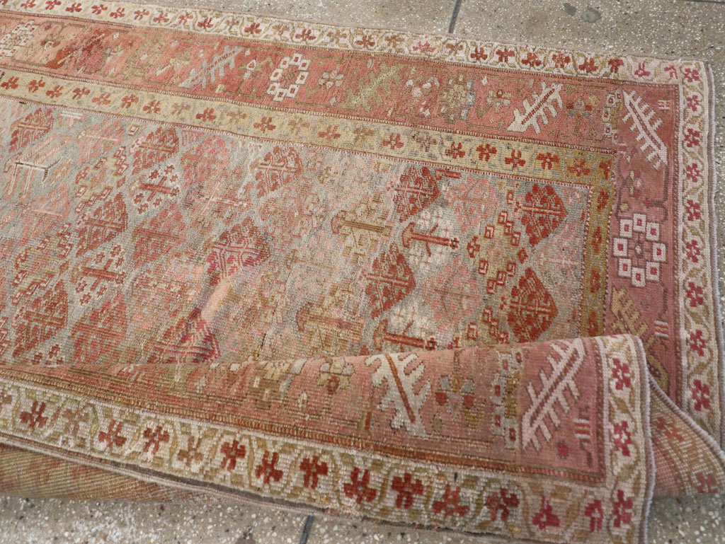 Antique Persian Malayer Wide Gallery Runner, No.25118 - Gss