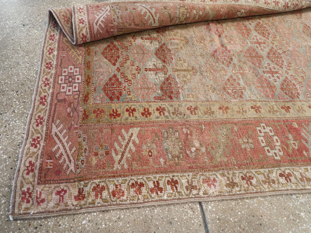 Antique Persian Malayer Wide Gallery Runner, No.25118 - Gss