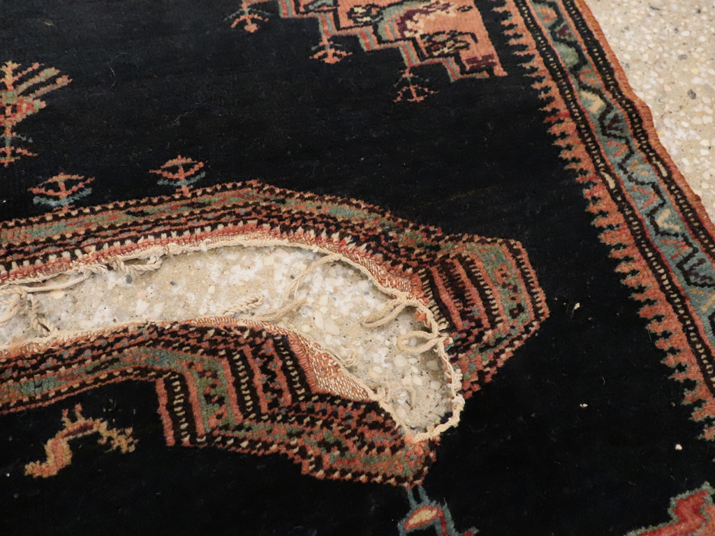 Antique Persian Senneh Bag Face, No.25119 - Gss