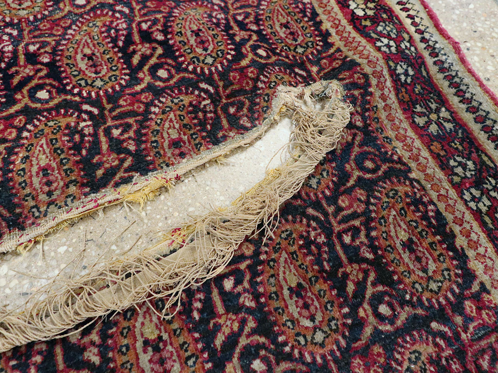 Antique Persian Kerman Saddle Cover, No.25120 - Gss