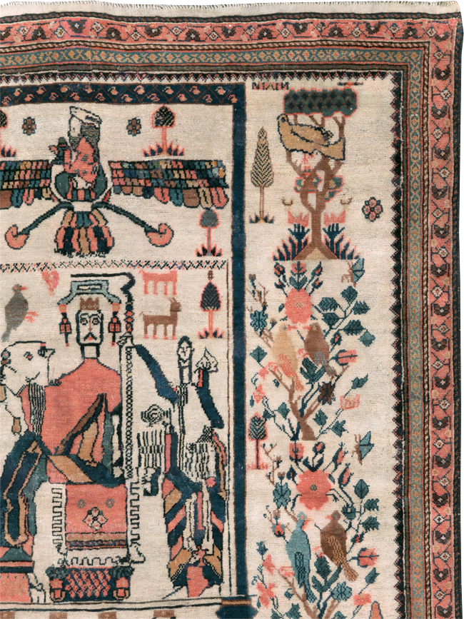 Antique Persian Afshar Rug, No.25125 - Gss