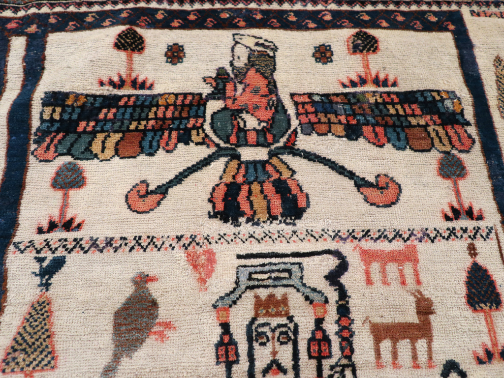 Antique Persian Afshar Rug, No.25125 - Gss