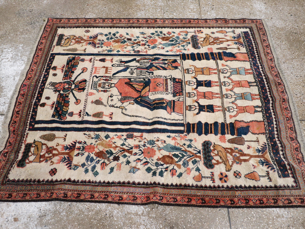 Antique Persian Afshar Rug, No.25125 - Gss