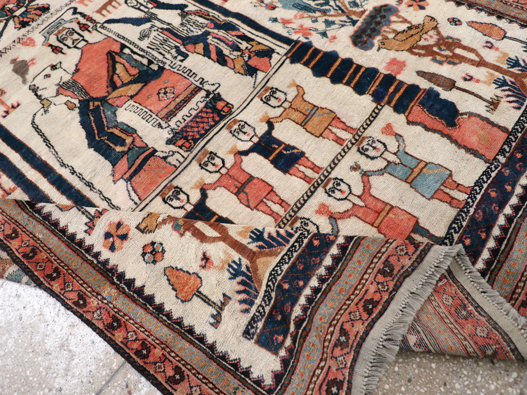 Antique Persian Afshar Rug, No.25125 - Gss