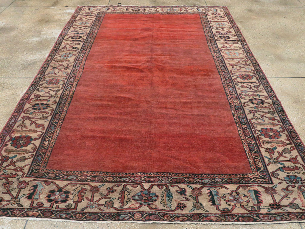 Antique Persian Mahal Small Room Size Carpet, No.25129 - Gss