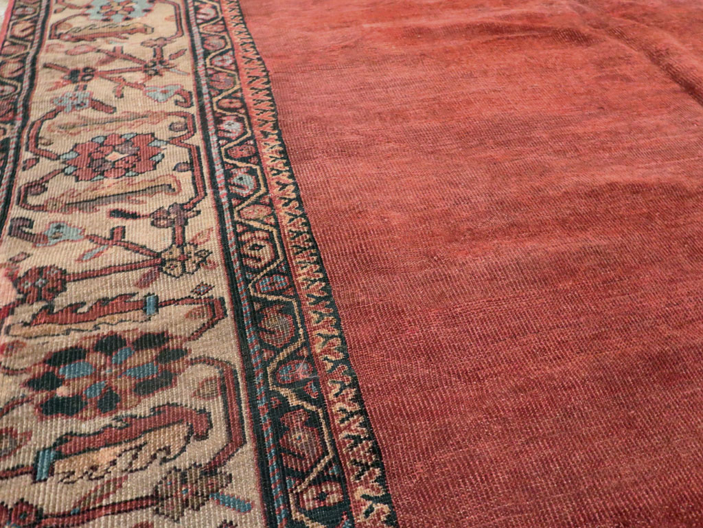 Antique Persian Mahal Small Room Size Carpet, No.25129 - Gss