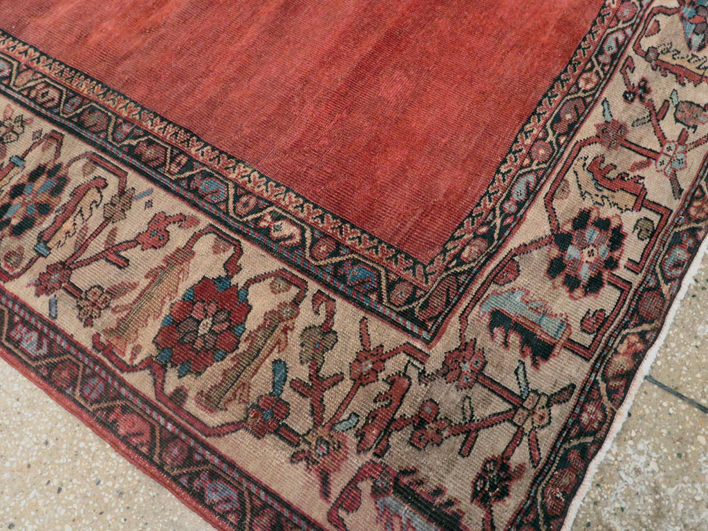 Antique Persian Mahal Small Room Size Carpet, No.25129 - Gss