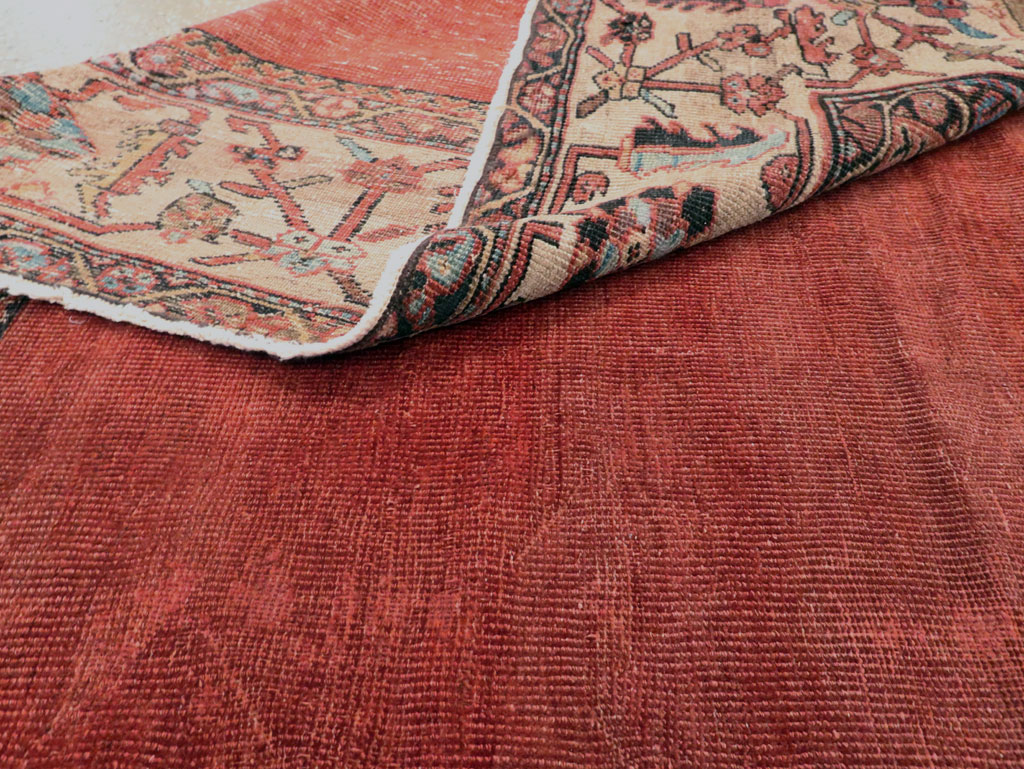 Antique Persian Mahal Small Room Size Carpet, No.25129 - Gss