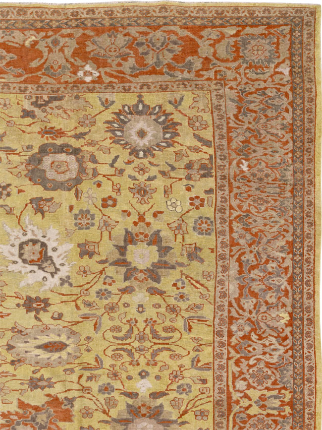 Antique Persian Mahal Large Carpet, No.25131 - Gss