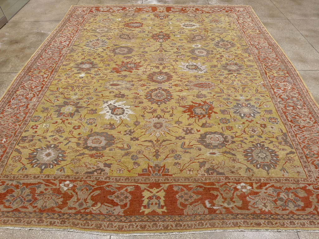 Antique Persian Mahal Large Carpet, No.25131 - Gss