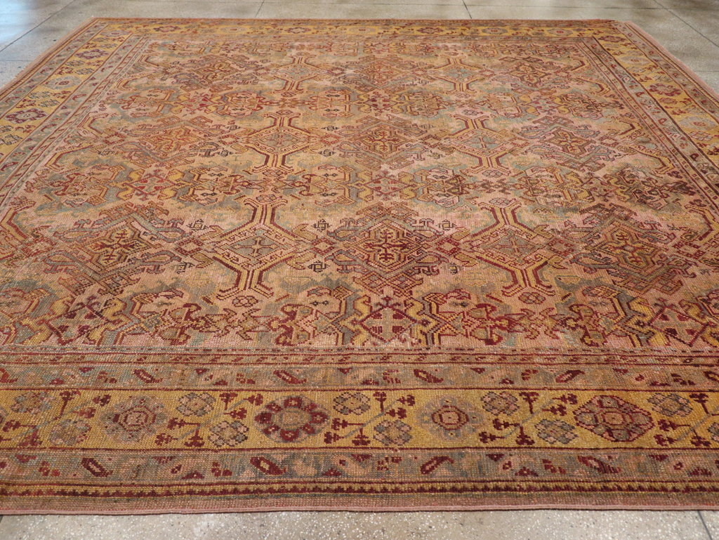 Antique Persian Oushak Carpet, No.25134 - Gss