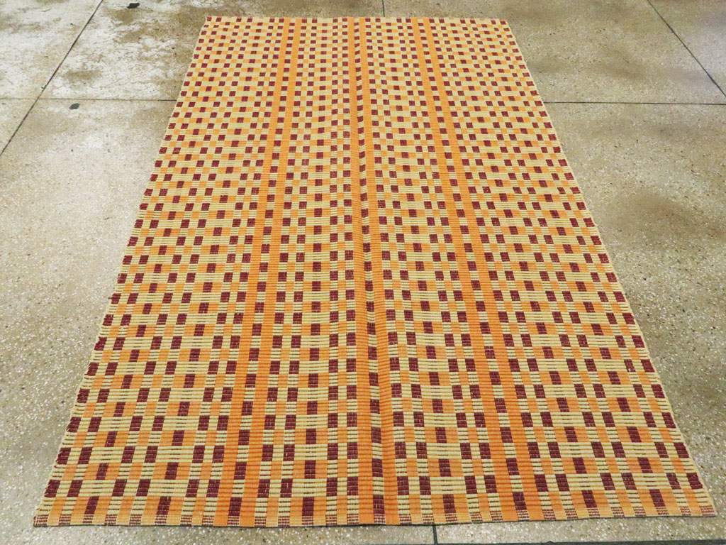 Vintage European Flatweave Kilim, No.25138 - Gss