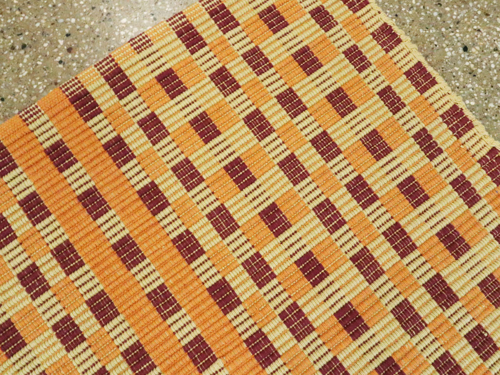 Vintage European Flatweave Kilim, No.25138 - Gss