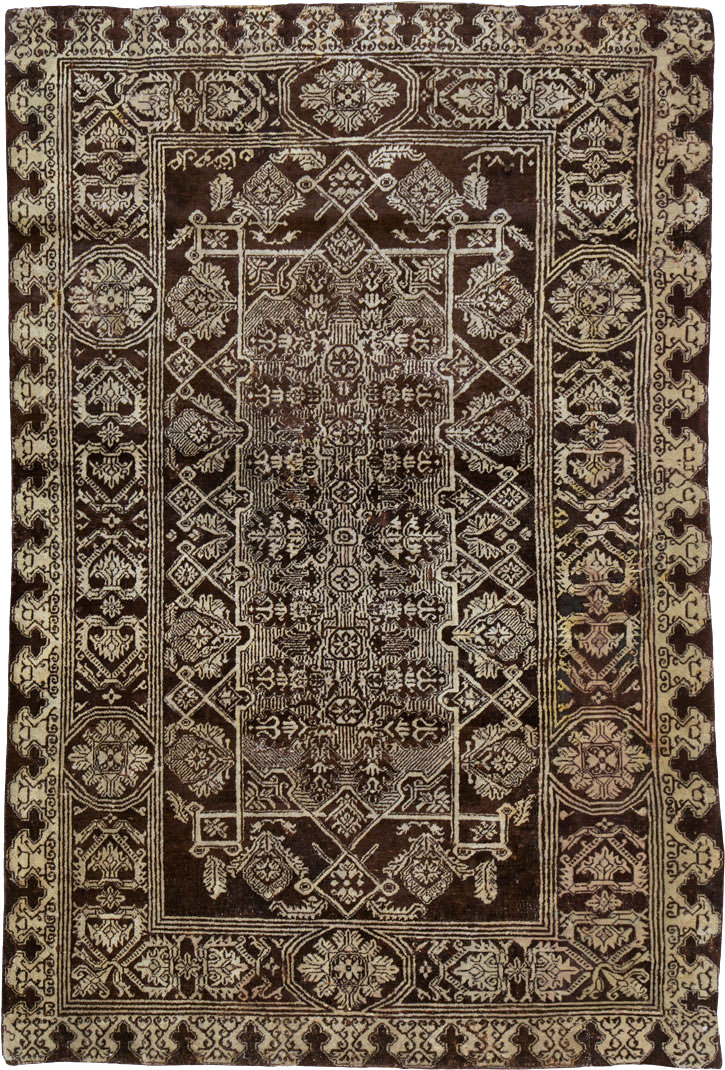 Antique Indian Agra Rug, No.25143 - Gss